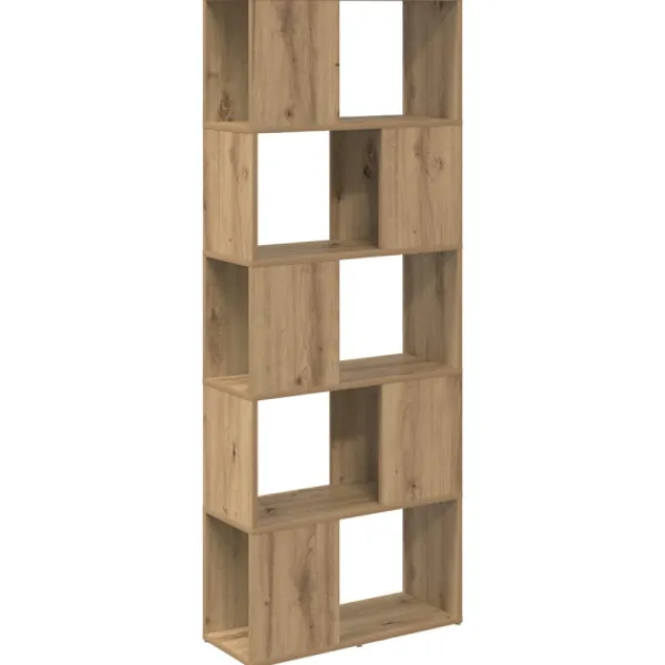 vidaXL Hyllor>TV-bänkset Väggmonterad Brun 60 x 24 x 156 cm Konstruerat trä