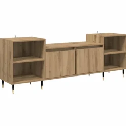 vidaXL Tv-Bänkar>TV-skåp Artisan Ek 160 x 35 x 55 cm Konstruerat trä