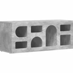 vidaXL Tv-Bänkar>TV-skåp Betonggrå 100 x 35 x 40 cm Konstruerat trä