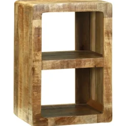 vidaXL Tv-Bänkar>TV-skåp med hylla Brun 36 x 30 x 54 cm Massivt Mangoträ