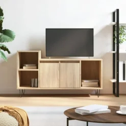 vidaXL Tv-Bänkar>TV-skåp sonoma-ek 100x35x55 cm konstruerat trä