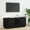 vidaXL Tv-Bänkar>TV-skåp Svart Ek 102 x 35 x 45 cm Konstruerat trä
