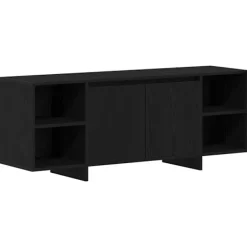 vidaXL Tv-Bänkar>TV-skåp Svart Ek 120 x 30 x 40,5 cm Konstruerat trä