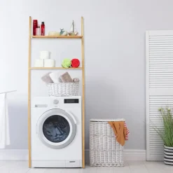 B2X Hyllor>Tvättmaskinhylla i bambu