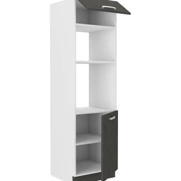 Skåp>Ugnspelarskåp med 2 gångjärnsdörrar - - L 60 x D 57 x H 210 cm - LASSEN