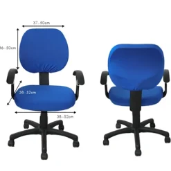 Kontorsmöbler>Universellt Skyddande Stretchigt Roterande Ritpallöverdrag för Kontorsstolar