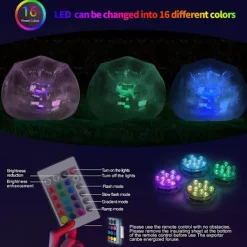 Sittsäckar>Uppblåsbar Flerfärgad Soffstol, Transparent Loungesoffa, Portabla Möbler för Campingresa, Fest, Barnrum, Spelrum, Vardagsrum