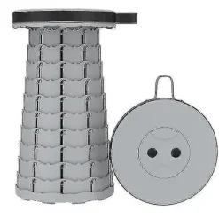 Pallar>Uppgraderad version hopfällbar pall, teleskopisk pall för alla tillfällen