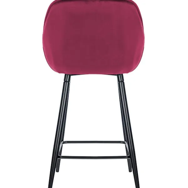 BellaFurn Stolar>Uppsättning av 2 sammet barstolar - Uppdaterad säte - Modern design och komfort