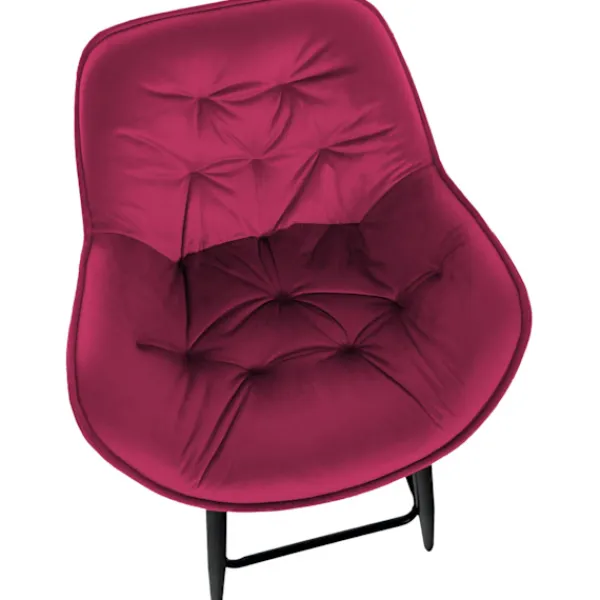 BellaFurn Stolar>Uppsättning av 2 sammet barstolar - Uppdaterad säte - Modern design och komfort