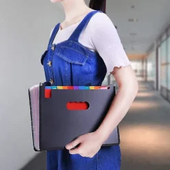 Kontorsmöbler>Utökande Filmapp med Dragspelsmapp och Vändbart Omslag