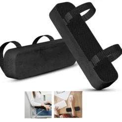 Stolar>Vadderade Armstöd / Armstödskuddar för Stolar Svart 2-pack