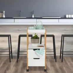 B2X Småbord>Vagn med lådor