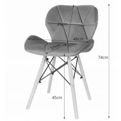 Valora Matgrupper>KOVA 60 Runt Bord Svart + 2 WAKO Marinblå Stolar x2