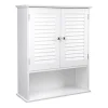 Pavil Skåp>Vasagle väggskåp, hängande badrumsförvaringsskåp, medicinskåp, vit