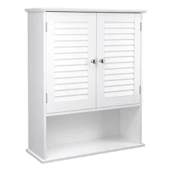 Pavil Skåp>Vasagle väggskåp, hängande badrumsförvaringsskåp, medicinskåp, vit