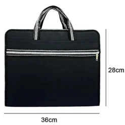 Kontorsmöbler>Vattentät Canvas Förvaringsmapp Bärbar Portfölj Flera Lager Insatsmapp Shape1