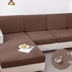 LAIQIANKUA Soffor>Vattentät cover för vardagsrum Stretch jacquard sofföverdrag Billig sofföverdrag Delikat sofföverdrag för hem Hotell C 06