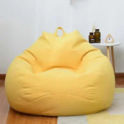 Sittsäckar>Överdimensionerad Sittsäcksoffa - Perfekt för Lounge & Spel Yellow