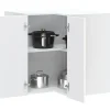 vidaXL Skåp>Vägghörnskåp för kök Kalmar vit konstruerat trä