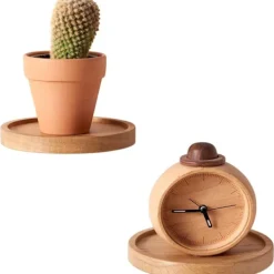 AIZHENCHEN Hyllor>Väggmonterad hylla, rund flytande hylla, små hyllor i trä, väggde