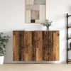 vidaXL Skåp>Väggmonterat skåp 2 pcs Gammalt trä 69,5 x 34 x 90 cm
