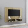 vidaXL Tv-Bänkar>Väggmonterat tv-skåp sonoma-ek 120x23,5x90 cm konstruerat trä