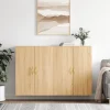 vidaXL Skåp>Väggskåp 2 st sonoma-ek 69,5x34x90 cm