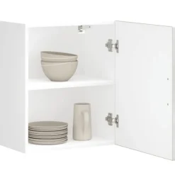 vidaXL Skåp>Väggskåp för kök Porto betonggrå konstruerat trä