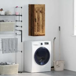 vidaXL Skåp>Väggskåp Gammalt trä 34,5 x 34 x 90 cm Konstruerat trä