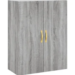 vidaXL Skåp>Väggskåp grå sonoma 69,5x34x90 cm