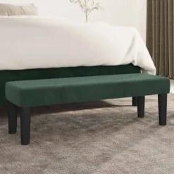 vidaXL Balkongmöbler>| bänk | Mörk 100 x 30 x 30 cm Sammet