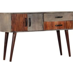 vidaXL Sideboards>Avlastningsbord 120x35x75 cm massivt grovt mangoträ