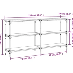 vidaXL Hyllor><noscript><img width=