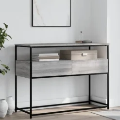 vidaXL Småbord>Avlastningsbord sonoma 100x40x75 cm konstruerat trä