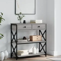 vidaXL Småbord>Avlastningsbord sonoma 75x28x75 cm konstruerat trä