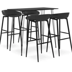 vidaXL Matgrupper>Bargrupp 5 delar