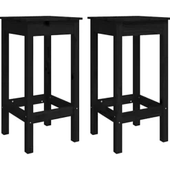 vidaXL Matgrupper>Barmöbler 5 delar massiv furu