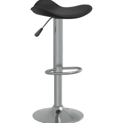 vidaXL Stolar>Barstol 2 st kromat stål och konstläder