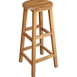 vidaXL Stolar>Barstolar 2 st massivt akaciaträ