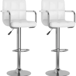 vidaXL Stolar>Barstolar 2 st konstläder