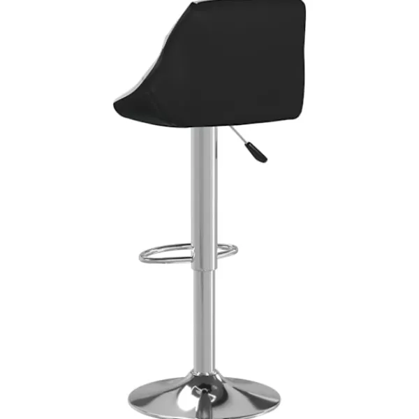 vidaXL Stolar>Barstolar 2 st vit och konstläder