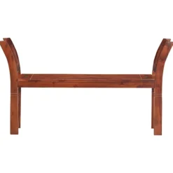 vidaXL Balkongmöbler>Bänk 111 cm massivt akaciaträ