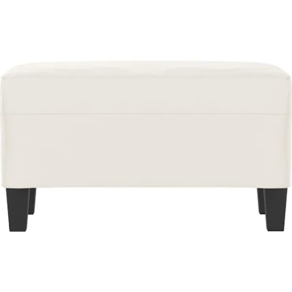 vidaXL Balkongmöbler>Bänk 70x35x41 cm mikrofibertyg