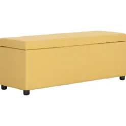 vidaXL Balkongmöbler>Bänk med förvaringsutrymme 116 cm polyester