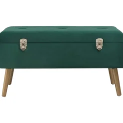 vidaXL Kistor & Koffertar>Bänk med förvaringsutrymme 80 cm sammet