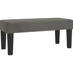 vidaXL Balkongmöbler>Bänk mörk 70x30x30 cm sammet