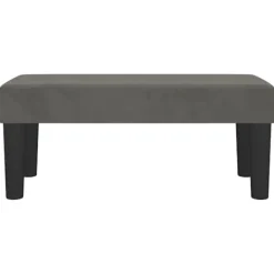 vidaXL Balkongmöbler>Bänk mörk 70x30x30 cm sammet