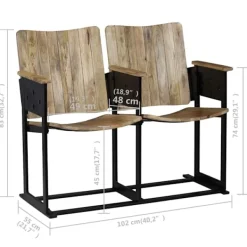 vidaXL Balkongmöbler><noscript><img width=