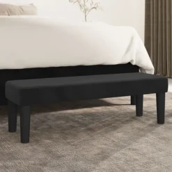 vidaXL Balkongmöbler>Bänk 100x30x30 cm sammet